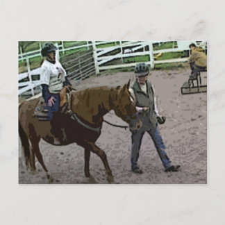 Cartão Postal Placa de Posto de Lições