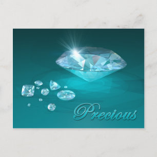 Cartão Postal Placa de Posto de precioso