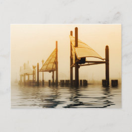 Cartão Postal Placa de Posto de teste