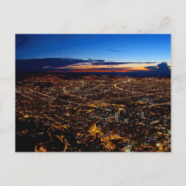 Cartão Postal Placa de Posto do Bogotá Colombia