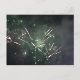 Cartão Postal Placa de Posto do Fireworks