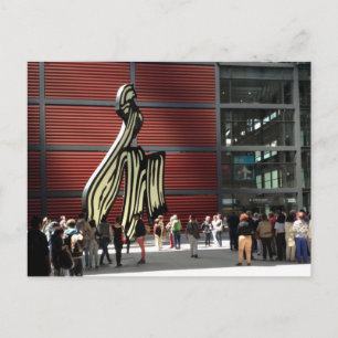 Cartão Postal placa de Posto do pc Artisanware Viagem