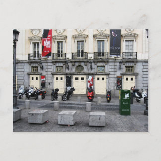 Cartão Postal placa de Posto do pc Artisanware Viagem