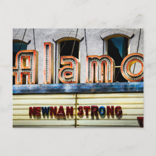 Cartão Postal Placa de Posto FORTE NEWNAN