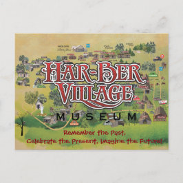 Cartão Postal Placa de posto Har-Ber Village 15m
