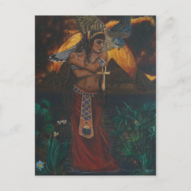 Cartão Postal Placa de Posto Isis (Frente)