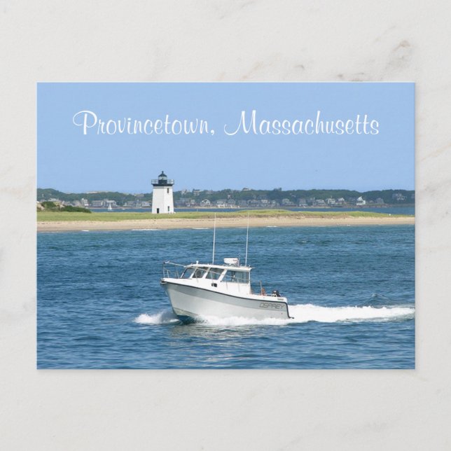 Cartão Postal Placa de Posto MÃE Provincetown Provincetown da Ca (Frente)