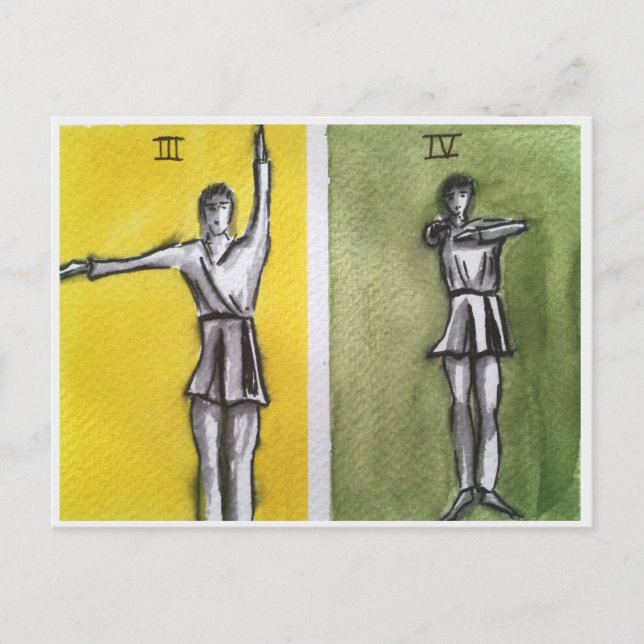 CARTÃO POSTAL PLACA DE POSTO PARA MOVIMENTOS DE DANÇA ACIDENTE I (Frente)