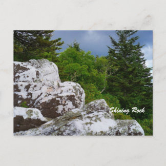 Cartão Postal Placa de Posto Shining Rock