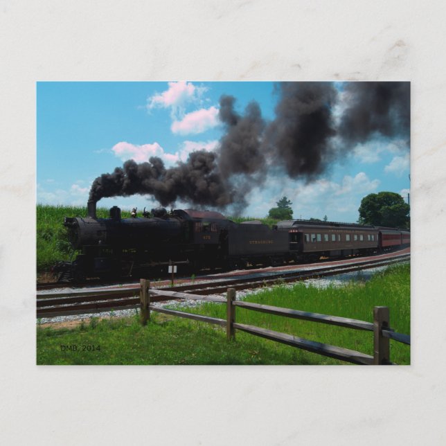 Cartão Postal Placa de Posto SRC 475 (Frente)