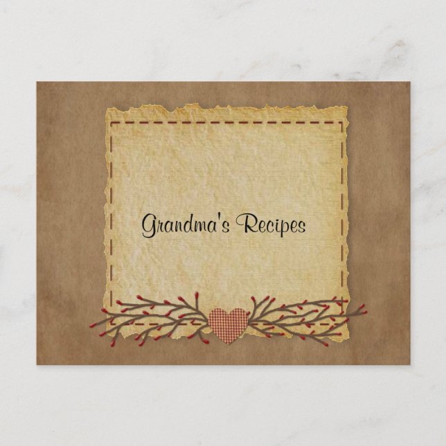 Cartão Postal Placa de recebimento de aparência antiga do papel (Frente)