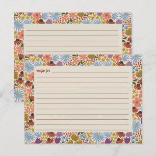 Cartão Postal Placa de recebimento de Chá de panela floral