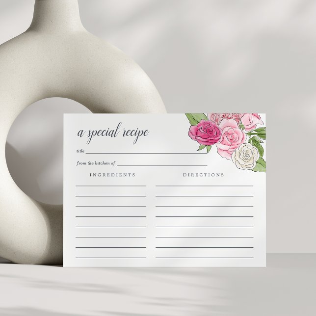 Cartão Postal Placa de recebimento de jardim rosa (Criador carregado)