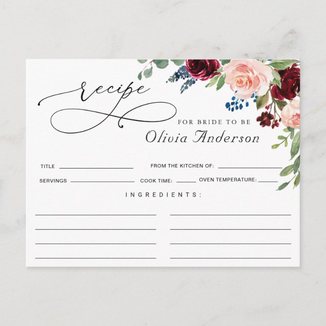 Cartão Postal Placa de Receita do Chá de panela Eucalyptus para  (Frente)