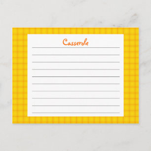 Cartão Postal Placa de recepção Impressão amarela