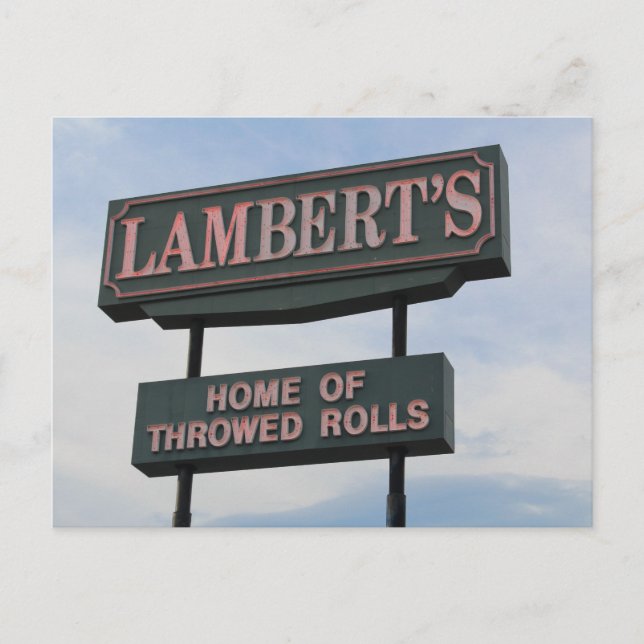 Cartão Postal Placa de Restaurante (Frente)