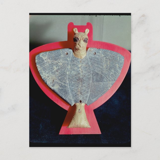 Cartão Postal Placa de rodagem em forma de águia-leão (Frente)