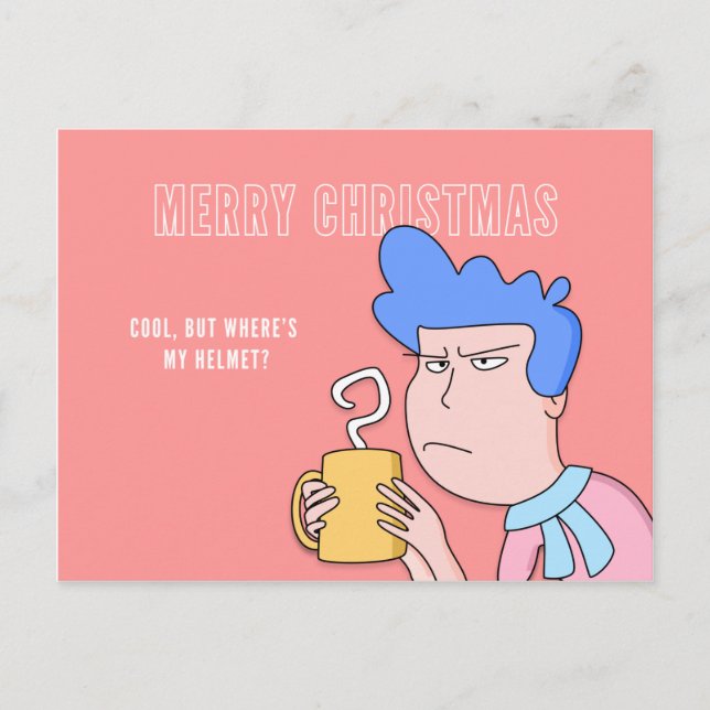 Cartão Postal Placa de ultra Natal 1 (Frente)