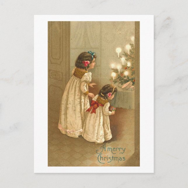 Cartão Postal Placa de Velas Brilhante (Frente)