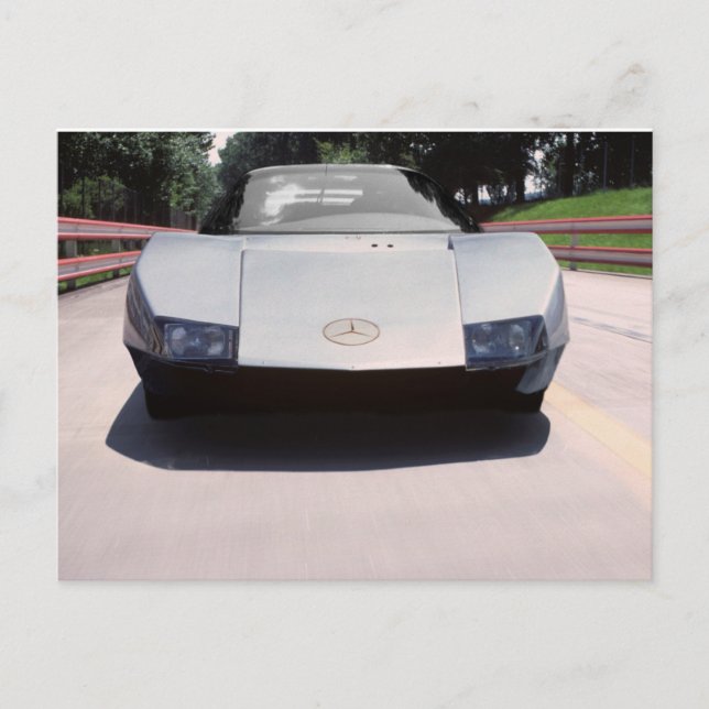 Cartão Postal Placa do mouse do modelo de teste Mercedes Benz C1 (Frente)