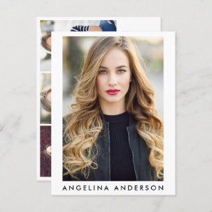 Cartão Postal Placa fotográfica comp do modelo 4 do ator - Taman