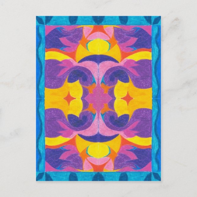 Cartão Postal Placa fruta (Frente)