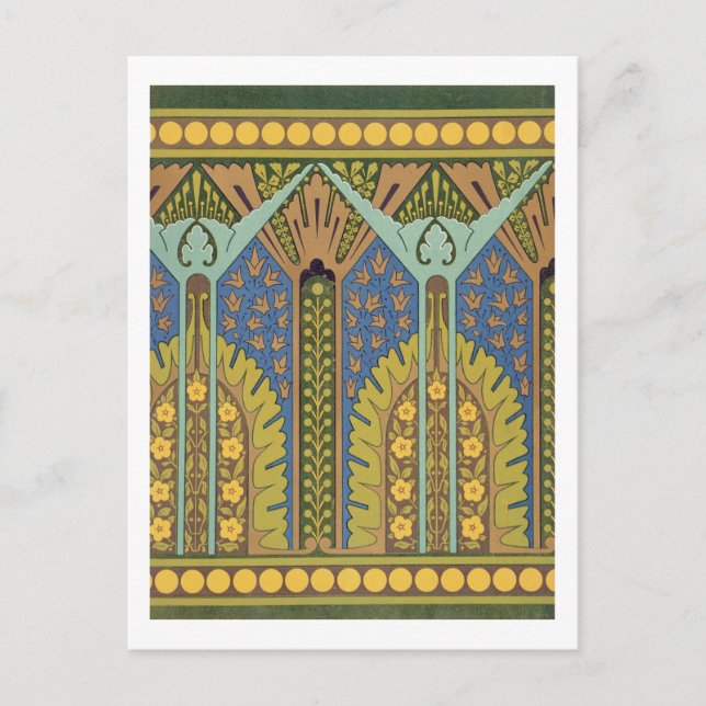 Cartão Postal Placa III de "Studies in Design", c.1874-76 (lit (Frente)