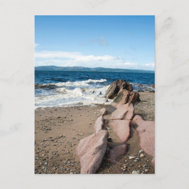 Cartão Postal Placa Machrie Bay (Frente)