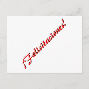 Cartão Postal placa parabéns