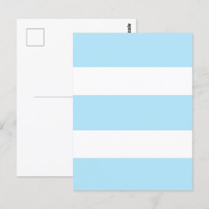 Cartão Postal Placa Plana Stripe Marítima