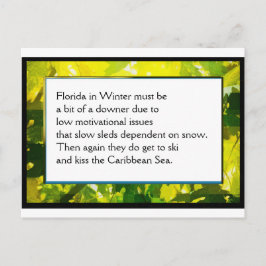 Cartão Postal Placa Poem de Fazenda engraçada nº 1