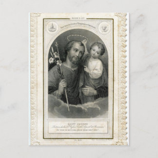 Cartão Postal Placa Postada francesa Vintage