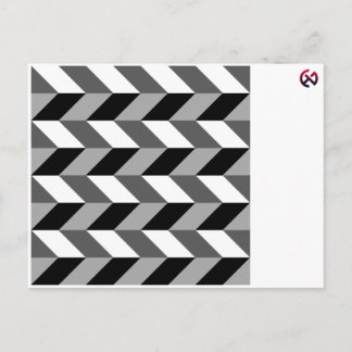 Cartão Postal Placa postada Tiger