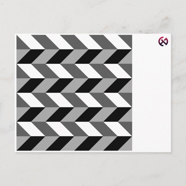 Cartão Postal Placa postada Tiger (Frente)