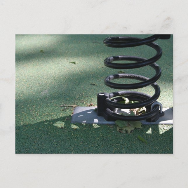 Cartão Postal Placa postal para crianças com Primavera de metal  (Frente)