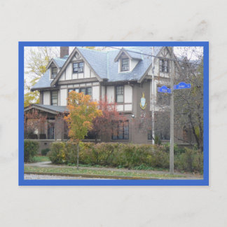 Cartão Postal placa poste 5 e John