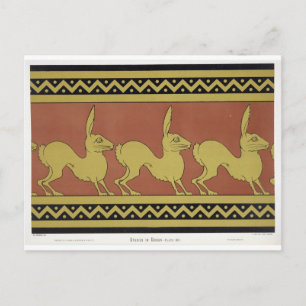 Cartão Postal Placa VII de "Studies in Design", c.1874-76 (lit