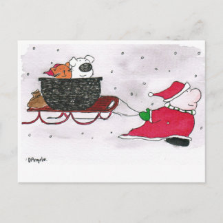 Cartão Postal Placa ziggy 2020 com animais de estimação