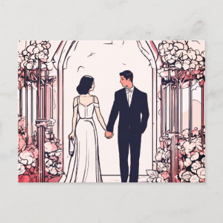 Cartão Postal Placas de dia de os namorados