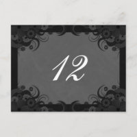 Placas de Número de Tabela de Recepção Floral Pret