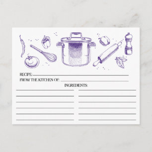 Cartão Postal Placas de recebimento de ferramentas de cozinha co