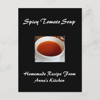 Cartão Postal Placas de receita personalizadas grandes