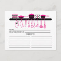 Placas de receitas de nozes de cozinha rosa quente