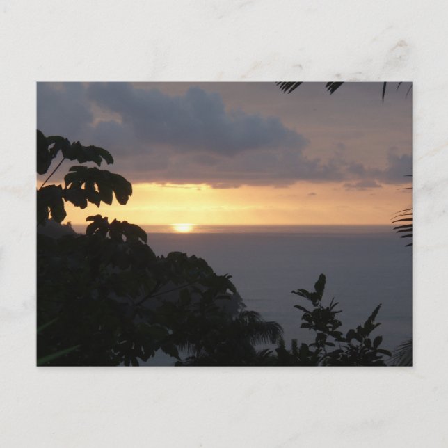 Cartão Postal Placas Postadas Sunset (Frente)