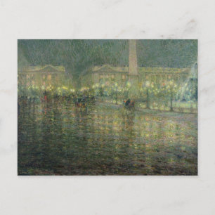 Cartão Postal Place de la Concorde, c.1909
