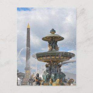Cartão Postal Place de la Concorde, Paris