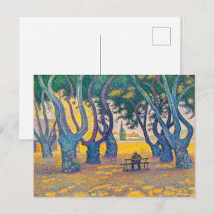 Cartão Postal Place des Lices, St. Tropez Paul Signac