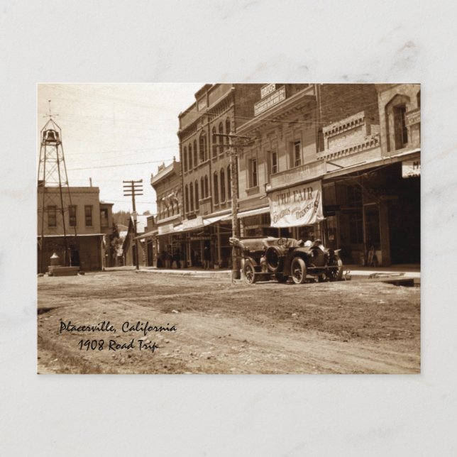 Cartão Postal Placerville (Frente)