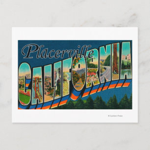 Cartão Postal Placerville, Califórnia - Grandes Cenas de Letra
