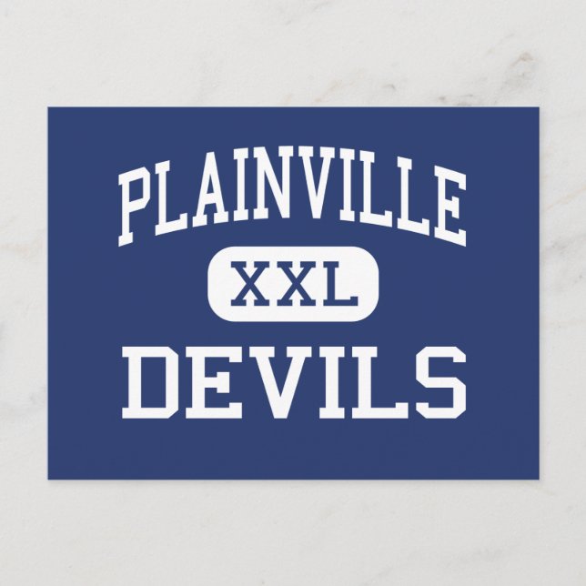 Cartão Postal Plainville - Devils - Alto - Plainville (Frente)
